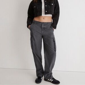Madewell low slung straight cargo pants